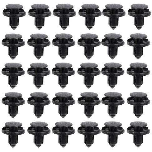 30 قطعة 8 مللي متر (5/16 بوصة) مشابك تثبيت الدفع 100652100A لـ Tesla Model 3 YXS، غطاء ممتص الصدمات عجلة قوس بطانة Undertray أسرع لـ 1006521-00-A in Saudi Arabia