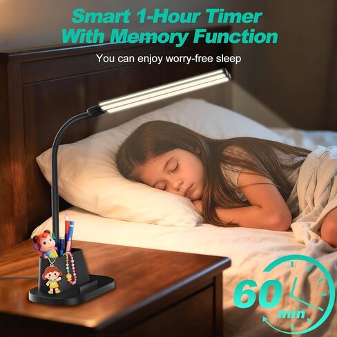 مصباح مكتب LED مع مشبك، مصباح مكتب مهندس معماري للمكتب المنزلي مع جهاز تحكم عن بعد، ضوء مكتب فائق السطوع 24 وات مع تعتيم بدون خطوات ودرجة حرارة اللون بدون خطوات، وظيفة الذاكرة للدراسة ومنضدة العمل in Kuwait