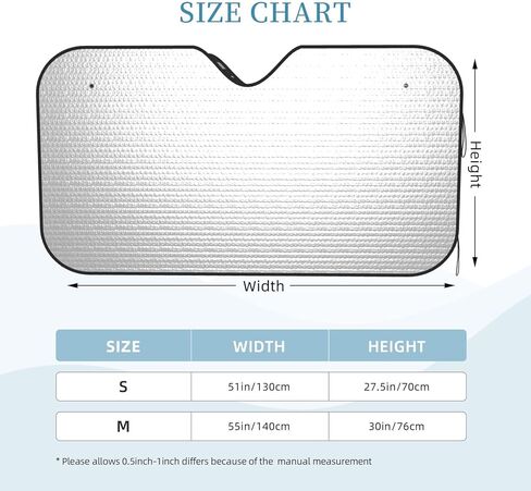 Foruidea Elephants Walking Car Windshield Sun Shade Auto Sunshade Auto Truck S-Blocks Rays Sun Visor Protector - يحافظ على برودة سيارتك (51.2 × 27.5 بوصة) in Saudi Arabia