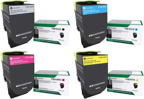 خرطوشة حبر برنامج الإرجاع الأسود Lexmark 71B10K0 CS317dn CX317dn CS417dn CX417de CS517de CX517de in Saudi Arabia