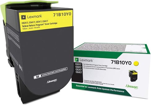 خرطوشة حبر برنامج الإرجاع الأسود Lexmark 71B10K0 CS317dn CX317dn CS417dn CX417de CS517de CX517de in Saudi Arabia