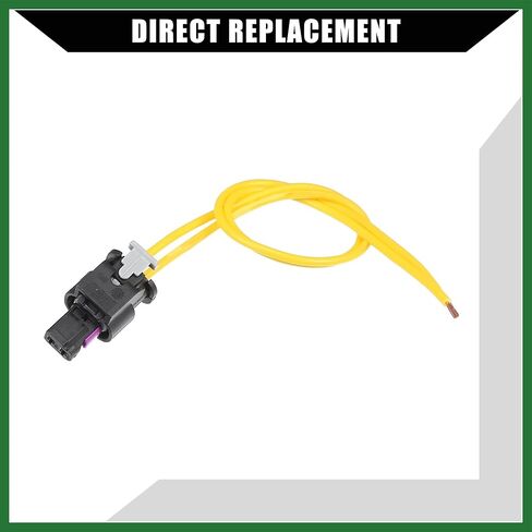 Motoforti Car Side Marker Pigtail Connector Harness for Chrysler 300 2015-2022 / Front Rear Side Marker Light Bulb Cable/Durable Plastic / 2 Pcs Black Yellow Long-lasting in Saudi Arabia