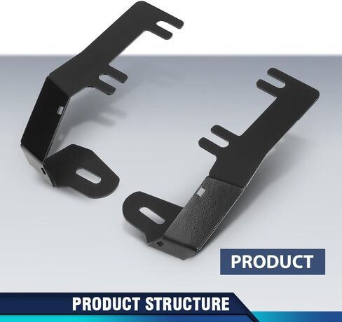 PIT66 Hood Ditch LED Light Mount Bracket Compatible with Chevy Silverado / Suburban / Tahoe 2014-2019, Fit GMC Sierra / Yukon 2014-2019 in Saudi Arabia