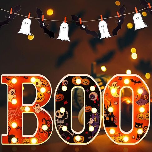 Fall Decoration for Home 4 LED Marquee Light up Letters "FALL" Autumn Tabletop Centerpiece for Halloween Thanksgiving Gift Mantel Party Decor in Saudi Arabia
