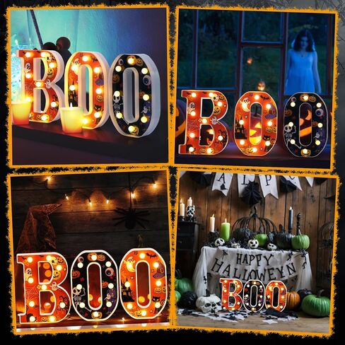 Fall Decoration for Home 4 LED Marquee Light up Letters "FALL" Autumn Tabletop Centerpiece for Halloween Thanksgiving Gift Mantel Party Decor in Saudi Arabia
