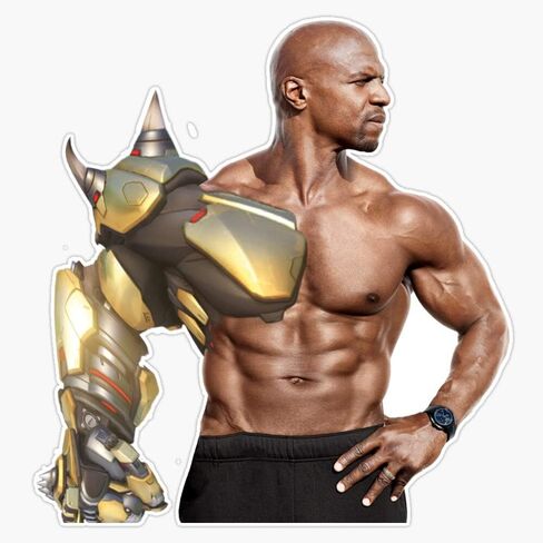 Terry Crews Doomfist Vinyl Waterproof Sticker Decal Car Laptop Wall Window Bumper Sticker 5" in Saudi Arabia