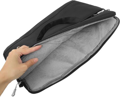 DOITOOL 1 مجموعة حقيبة كمبيوتر محمول مقاومة للصدمات خفيفة الوزن مقاومة للاهتراء لأجهزة الكمبيوتر اللوحية للسفر في الهواء الطلق واستخدام الأعمال حزام الكتف الأسود in Kuwait