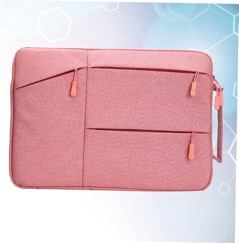 ARTIBETTER Laptop Handbag Portable Briefcase for Men and Women Notebook Cover with Pockets for Organized Storage Stylish Pink Design in Saudi Arabia