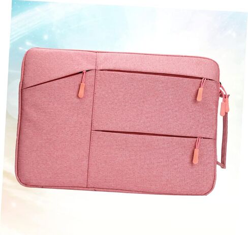 ARTIBETTER Laptop Handbag Portable Briefcase for Men and Women Notebook Cover with Pockets for Organized Storage Stylish Pink Design in Saudi Arabia
