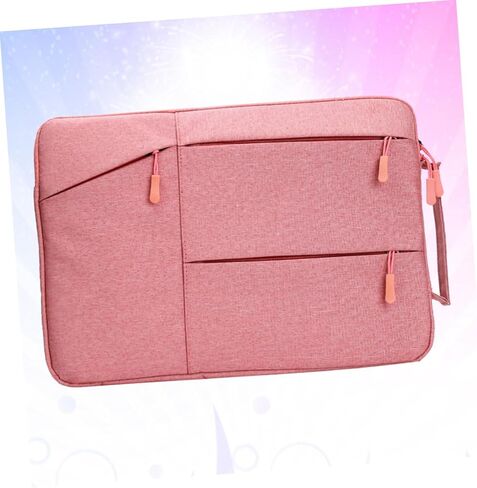ARTIBETTER Laptop Handbag Portable Briefcase for Men and Women Notebook Cover with Pockets for Organized Storage Stylish Pink Design in Saudi Arabia