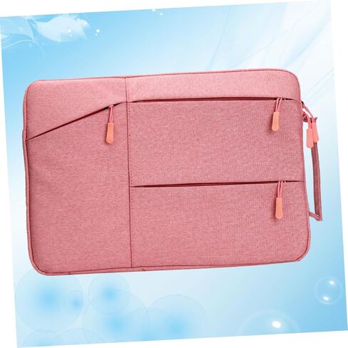 ARTIBETTER Laptop Handbag Portable Briefcase for Men and Women Notebook Cover with Pockets for Organized Storage Stylish Pink Design in Saudi Arabia