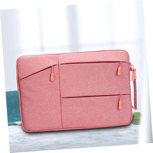 ARTIBETTER Laptop Handbag Portable Briefcase for Men and Women Notebook Cover with Pockets for Organized Storage Stylish Pink Design in Saudi Arabia