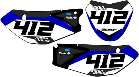2008-2025 TTR 110 SG63 Custom MX Number Plates Senge Graphics Kit Compatible with Yamaha in Saudi Arabia