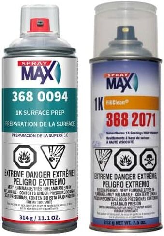 Spraymax 3682071 Ultra Premium Factory متطابق مع لون الطلاء الأساسي الهباء الجوي ومنظف إعداد السطح 3680094 لسيارة GMC موديل 1969 باللون الأخضر الفاتح (503) in Saudi Arabia