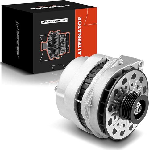 A-Premium Alternator Compatible with Chevrolet Tahoe, Express 1500 2500 3500, C1500 Pickup, C2500 Suburban & GMC Yukon, Savana, K3500 Pickup, 12V 140A CW 6-Groove Pulley, Replace# 10463686 in Saudi Arabia