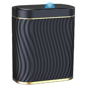 Bathroom Small Trash Can with Automatic Touchless Lid, 2.6 Gallon Smart Garbage Can Narrow Waterproof Trash Bin for Bedroom, Office, Living Room in Saudi Arabia