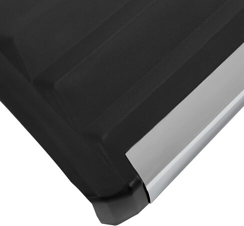 KUAFU Rear Bumper Step Pad Compatible with 2015-2020 Chevy Chevrolet Suburban Tahoe GMC Yukon XL GM1191142 84277154 22936467 Bumper Molding Trim Guard W/Chrome Plated Strip in Saudi Arabia