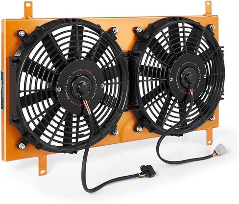 Mishimoto MMFS-MIA-90GD Aluminum Fan Shroud, Compatible with Mazda Miata, 1990-1997, Gold in Saudi Arabia