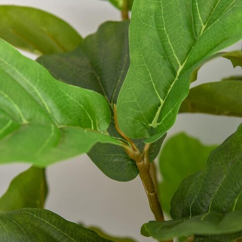 شجرة مونسترا الاصطناعية بطول 4 أقدام من هومكوم، نبات زخرفي صناعي في وعاء الحضانة للديكور الداخلي أو الخارجي in Kuwait