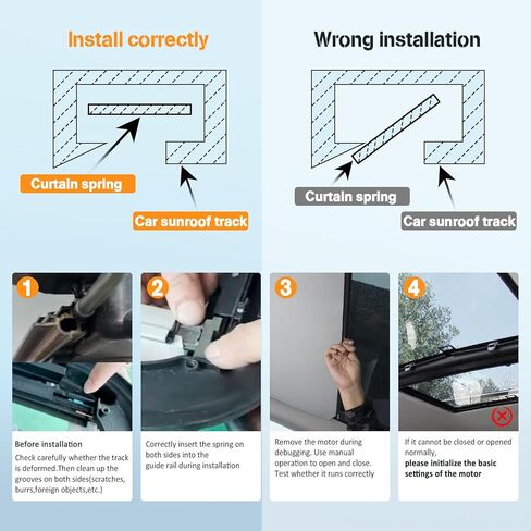 ECCPP Sunroof Sunshade Shade Curtain Cover Replacement for 2014 2015 Fit for Cadillac CTS 22926557 22926558 22926559 Grey in Saudi Arabia