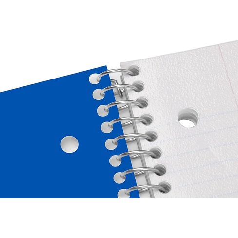 Office Depot® Brand Spiral Poly Notebook, 7" x 4 1/2", College Ruled, 100 Sheets, Assorted Colors (No Color Choice), Pack Of 3 in Saudi Arabia