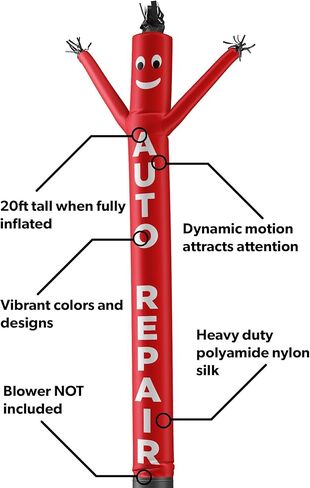 LookOurWay "OIL CHANGE" Air Dancers Inflatable Tube Man Attachment, 20-Feet (No Blower) in Kuwait