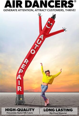 LookOurWay "OIL CHANGE" Air Dancers Inflatable Tube Man Attachment, 20-Feet (No Blower) in Kuwait