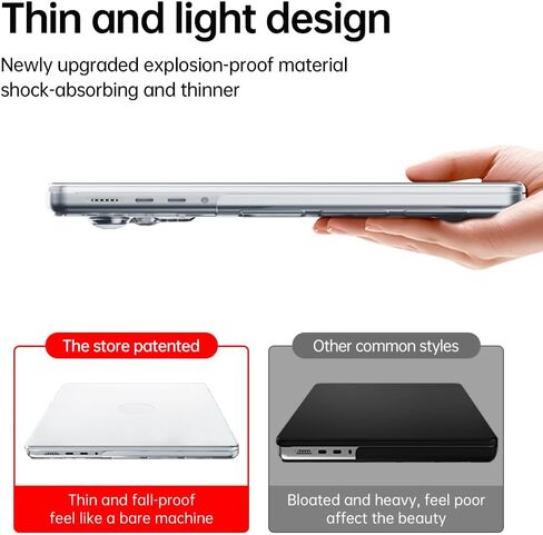 حافظة IVY صلبة لجهاز MacBook Air 15 مع M2 (A2941) مع حامل قابل للطي - برتقالي in Saudi Arabia