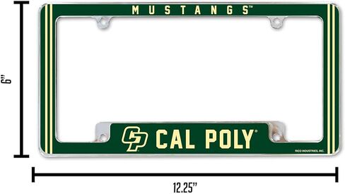 Rico Industries NCAA Clark Atlanta University Panthers - CAU Primary 12" x 6" Chrome All Over Automotive License Plate Frame for Car/Truck/SUV in Saudi Arabia
