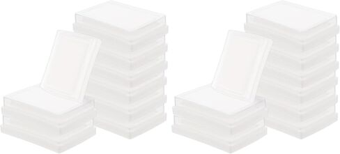 Tofficu 10-Piece Set of Empty Blank Ink Pad, Empty Blank Ink Pad, No Ink DIY Ink Stamp Pad, No Ink Fingerprin for Ink Refill DIY Painting Scrapbooking and Craft Projects in Saudi Arabia