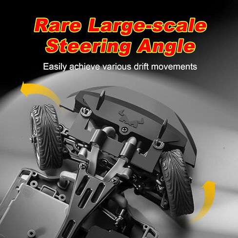 سيارة الانجراف RC، بمقياس 1:16 MN268 GTR سيارة الانجراف بجهاز التحكم عن بعد مع الدوران، أضواء LED، إطارات الانجراف، 4WD 20 كم / ساعة عالية السرعة الانجراف سيارة هواية RC ألعاب للبالغين والمراهقين (بطاريتان) in Kuwait