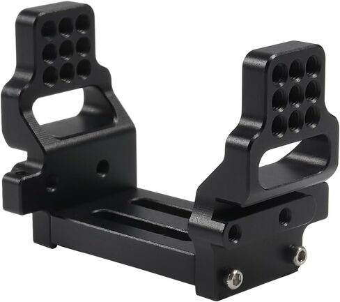TRX4M Shock Mount 4pcs 21g aluminum alloy Front Rear TRX4M Shock Towers for 1/18 RC Crawler TRX4M Bronco Defender upgrades accessories (TRX4M Shock Mount Black) in Saudi Arabia