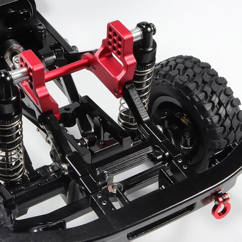 TRX4M Shock Mount 4pcs 21g aluminum alloy Front Rear TRX4M Shock Towers for 1/18 RC Crawler TRX4M Bronco Defender upgrades accessories (TRX4M Shock Mount Black) in Saudi Arabia