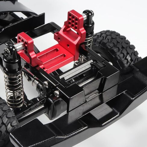 TRX4M Shock Mount 4pcs 21g aluminum alloy Front Rear TRX4M Shock Towers for 1/18 RC Crawler TRX4M Bronco Defender upgrades accessories (TRX4M Shock Mount Black) in Saudi Arabia