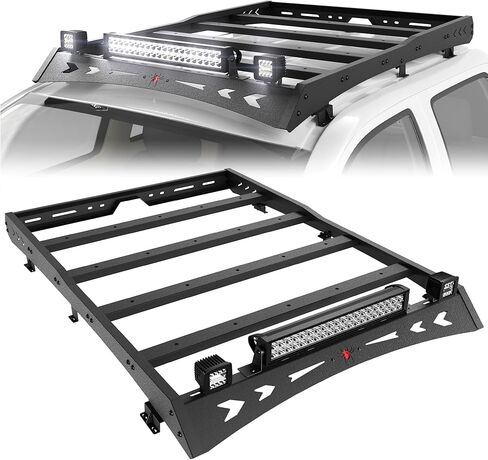 حامل البضائع على السقف لسيارة Toyota FJ Cruiser 2006-2014، سلة أمتعة شديدة التحمل مع قضبان متقاطعة من الفولاذ الكربوني in Kuwait