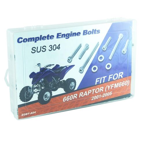 Xitomer 166PCS (15Pack) Bolt Screw Kit, Stainless Steel, Socket Head, M6, Compatible with 660R Raptor (YFM660) 2001-2005 Motorcycle in Saudi Arabia