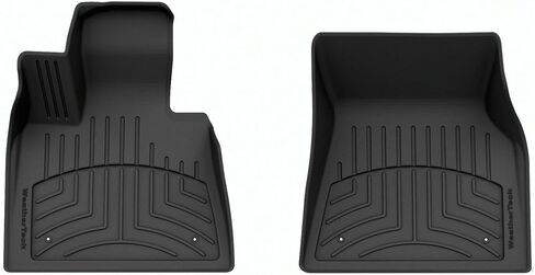 سجادات أرضية Weathertech FloorLiner HP Custom Fit لسيارة BMW X5 M50i، X5 40i، XM Label - الصف الأول (4415071IM)، أسود in Kuwait