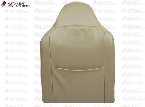 2003 2004 2005 2006 2007 Ford F250 F350 Lariat Synthetic Leather Seat Cover Replacement, Vinyl Seat Covers for Ford F250 F350 (Front (2 Bottom & 2 Top), Medium Parchment (Tan)) in Saudi Arabia