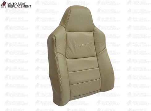2003 2004 2005 2006 2007 Ford F250 F350 Lariat Synthetic Leather Seat Cover Replacement, Vinyl Seat Covers for Ford F250 F350 (Front (2 Bottom & 2 Top), Medium Parchment (Tan)) in Saudi Arabia