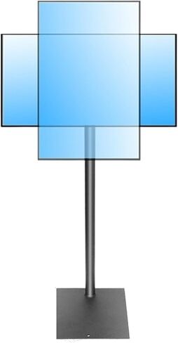 Floor-standing TV stand with hidden monitor(99B-32-50in) in Saudi Arabia