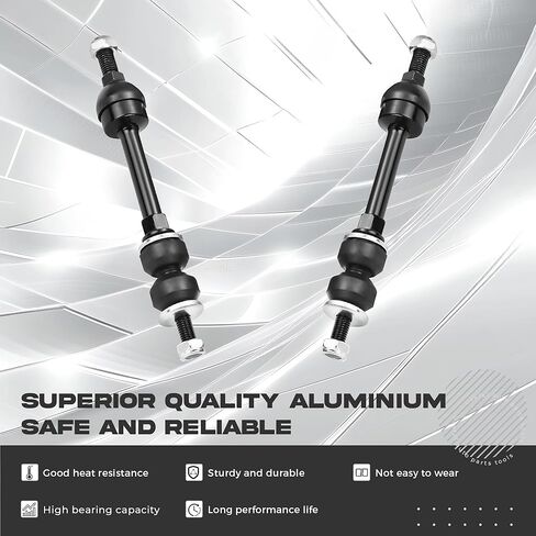 Sway Bar Link Front Compatible With 2005-2008 Ford F-150 4WD, 2006-2008 Lincoln Mark LT 4WD Notice Only For Four-Wheel Drive in Saudi Arabia