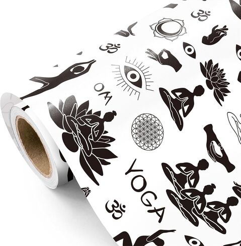 WRAPAHOLIC Fitness Wrapping Paper Roll - Mini Roll - 17 Inch x 16.5 Feet - Gym Equipment Sports Wrapping Paper for Gym Lovers, Bodybuilders, Fitness Trainers, Birthday in Saudi Arabia