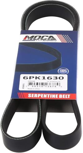 MOCA 6PK1630 EPDM Serpentine Belt fits 1994 1995 1996 for Buick Road5.7L, 2017 for Chevrolet Cruze 1.6L, 1994 for Cadillac Fleetwood 5.7L in Saudi Arabia