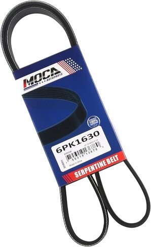 MOCA 6PK1630 EPDM Serpentine Belt fits 1994 1995 1996 for Buick Road5.7L, 2017 for Chevrolet Cruze 1.6L, 1994 for Cadillac Fleetwood 5.7L in Saudi Arabia