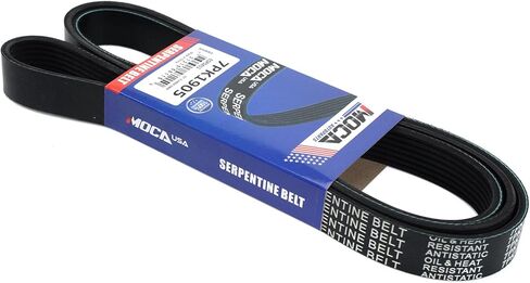 MOCA 7PK1905 EPDM Serpentine Belt fits 2009-2010 for Pontiac Vibe L4 2.4L Air Conditioning, Alternator, Power Steering and Water Pump; With A/C, 2012-2013 for Scion xB L4 2.4L Accessory Drive in Saudi Arabia