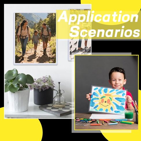 واقيات أكمام بطاقات بريدية صلبة مقاس 8 × 10 بوصة، واقيات أوراق شفافة مقاومة للماء وغير قابلة للتمزق للبطاقات الرياضية، والبطاقات البريدية للصور، والمطبوعات، وشهادات الميلاد (10 عبوات، تصفيح) in Kuwait