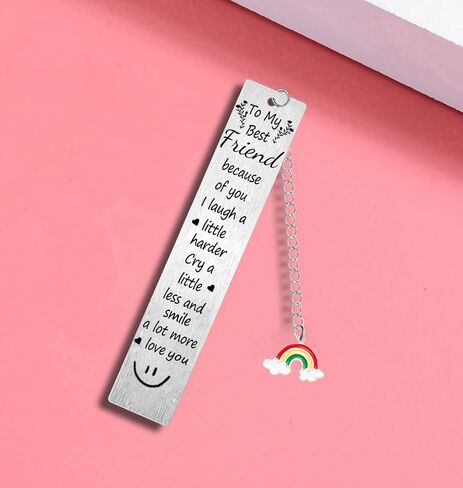 Best Friend Bookmark Friendship Gifts for Friends Sister Besties Bookmark Book Lover Gifts Christmas Birthday Gifts in Saudi Arabia