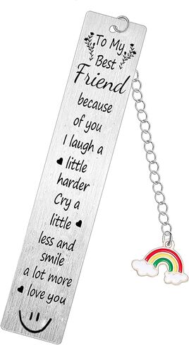 Best Friend Bookmark Friendship Gifts for Friends Sister Besties Bookmark Book Lover Gifts Christmas Birthday Gifts in Saudi Arabia