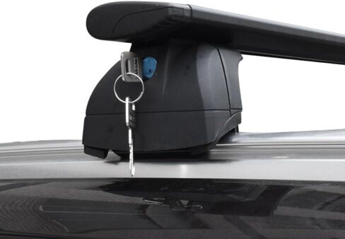 Crossbar Fits for Hyundai Santa Cruz 2023 2024 Roof Rack Rail Adjustable Black in Saudi Arabia