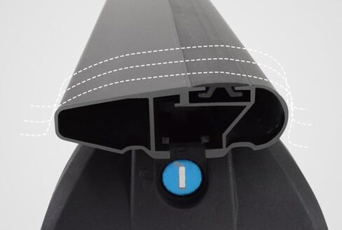 Crossbar Fits for Hyundai Santa Cruz 2023 2024 Roof Rack Rail Adjustable Black in Saudi Arabia